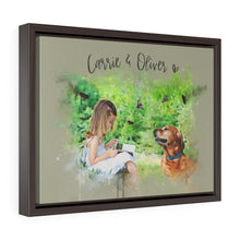 Load image into Gallery viewer, HORIZONTAL FRAMED CANVAS
