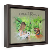 Load image into Gallery viewer, HORIZONTAL FRAMED CANVAS
