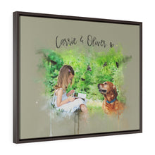 Load image into Gallery viewer, HORIZONTAL FRAMED CANVAS
