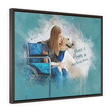Load image into Gallery viewer, HORIZONTAL FRAMED CANVAS
