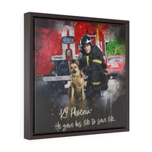 Load image into Gallery viewer, SQUARE FRAMED CANVAS - K9 Hero Store
