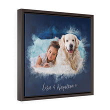 Load image into Gallery viewer, SQUARE FRAMED CANVAS - K9 Hero Store
