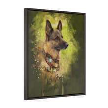 Load image into Gallery viewer, VERTICAL FRAMED CANVAS - K9 Hero Store
