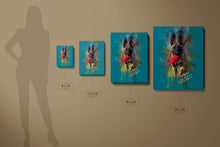 Load image into Gallery viewer, VERTICAL FRAMED CANVAS - K9 Hero Store
