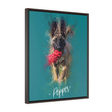 Load image into Gallery viewer, VERTICAL FRAMED CANVAS - K9 Hero Store
