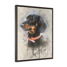 Load image into Gallery viewer, VERTICAL FRAMED CANVAS - K9 Hero Store
